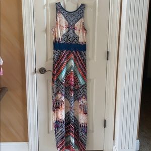 Multi-colored Maxi Dress